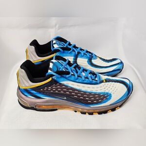 Nike Air Max Deluxe, Unisex, Blue, Orange, Gray, Men's Sz 10.5 / Women's Sz 12